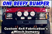 Custom 4x4's winch bumper