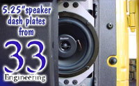 5.25in TJ dash speaker plates